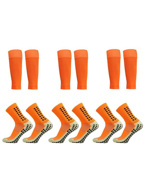 Men's Athletic Grip Sock Soccer & Knee Compression Sleeve for Men and Women, Non-slip Breathable Football Socks for Competition Training, Men Athletic Socks, Back To School Gifts, Anti Slip Professional Sports Socks for Outdoors