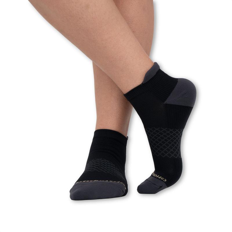 Copper Compression Ankle Sport Socks (3 Pairs) for Men and Women