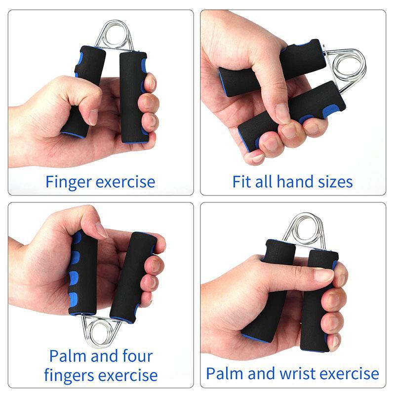 Hand Grip Strength Trainer, 2 Counts High Elastic Foam Hand Grip Strengthener, Hand Grip Strengthening Training Equipment for Home Gym