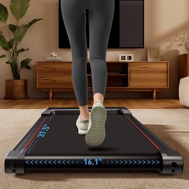 Cursor Fitness Under Desk Treadmill, High Definition Big Screen Walking Pad for Home Small, 2.5 HP Quiet Brushless, 265 LBS Capacity