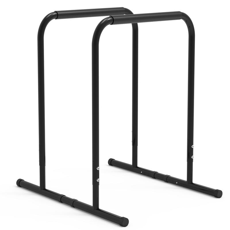 leikefitness Pull Up Dip Station Strength Training Dip Stands Station Tricep Dips Push-Ups For Home Gym