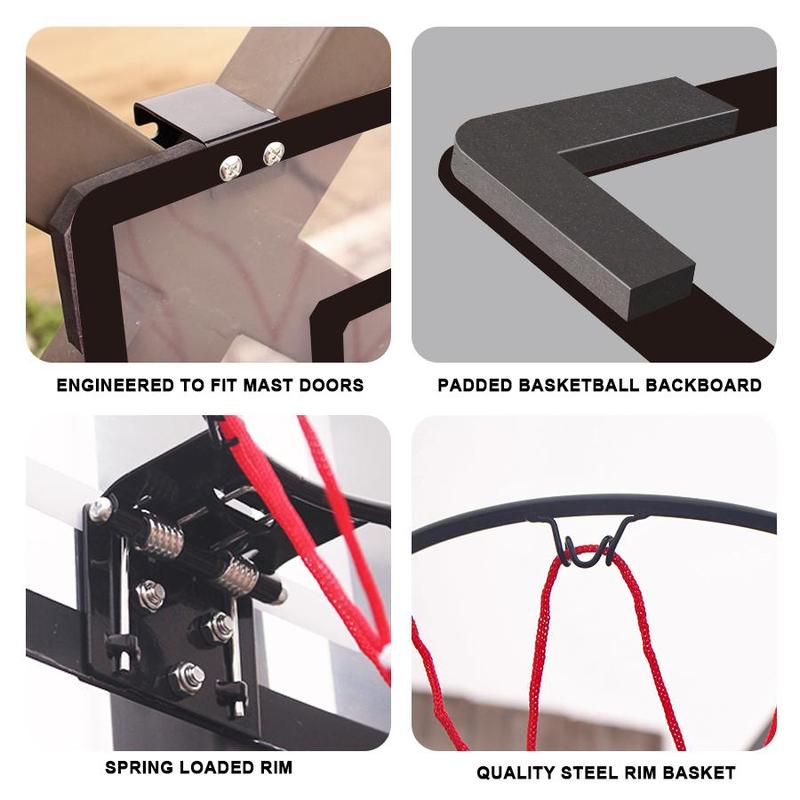 Basketball Hoop, Basketball Backboard, Indoor Outdoor Basketball Backboard, Sports Equipment for Home Gym Basketball Training