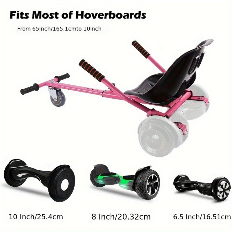 adoptedshop 1pc Hoverboard Seat Attachment, Hoverboard Go Kart For Adults & Kids, Accessories To Transform Go Cart, Hover Carts For Self Balancing Scooter With Off-road Tire And Shock Absorber [Hoverboard Not Included]