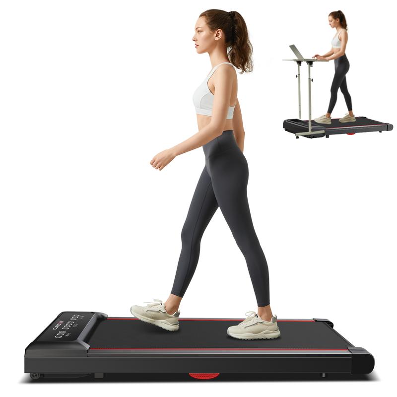 Cursor Fitness Under Desk Treadmill, High Definition Big Screen Walking Pad for Home Small, 2.5 HP Quiet Brushless, 265 LBS Capacity