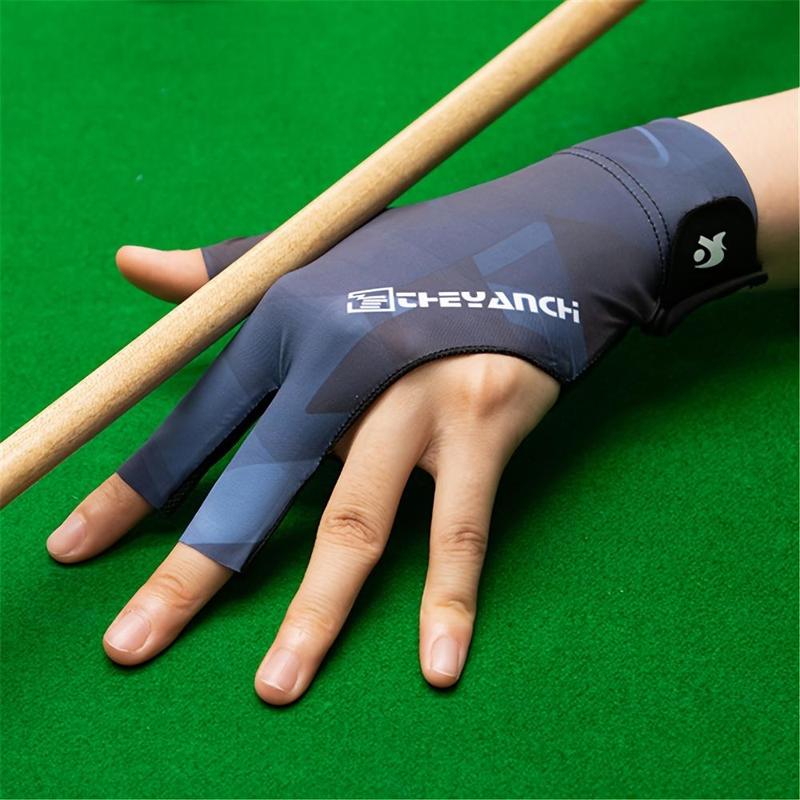 Billiard Snooker Sports Gloves, 3 Counts set Elastic Breathable Non-slip Billiard Gloves, Sports Gloves for Men & Women