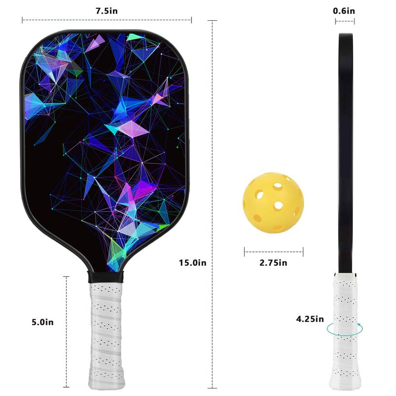 2025 New Pickleball Paddles Set with Carbon Fiber and Fiberglass Face for All Skill Levels-Black Friday Promotion Gifts