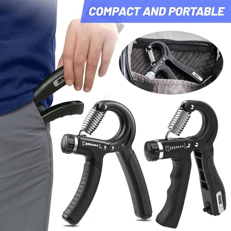 Hand Grip Strengthener Exercise Kit with 5 Pieces, Hand Exerciser for Men Women, Power Hand Grip Trainer,for Grip Strength Training