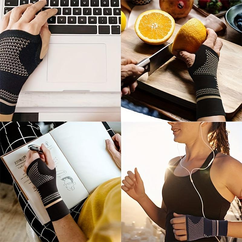 Breathable Non-slip Wrist Support, 2 Counts Elastic Wrist Support Sleeve, Wrist Straps for Sport, Fitness, Workout, Typing