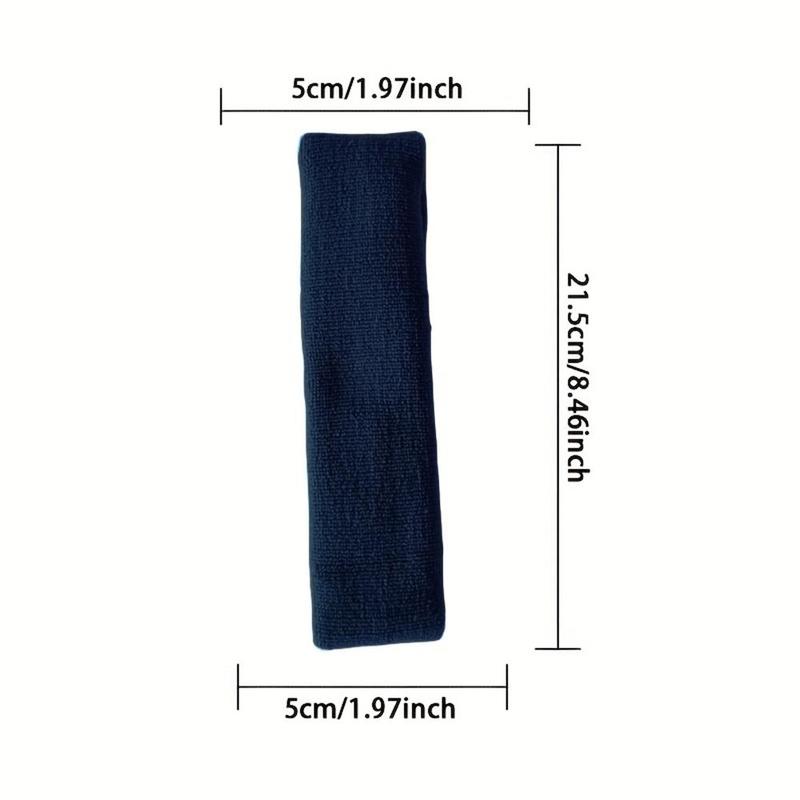 Solid Color Sports Headband (1 Count), Elastic Sweatband for Sports & Fitness, Breathable Sports Headband for Tennis, Running, Gym, and Yoga