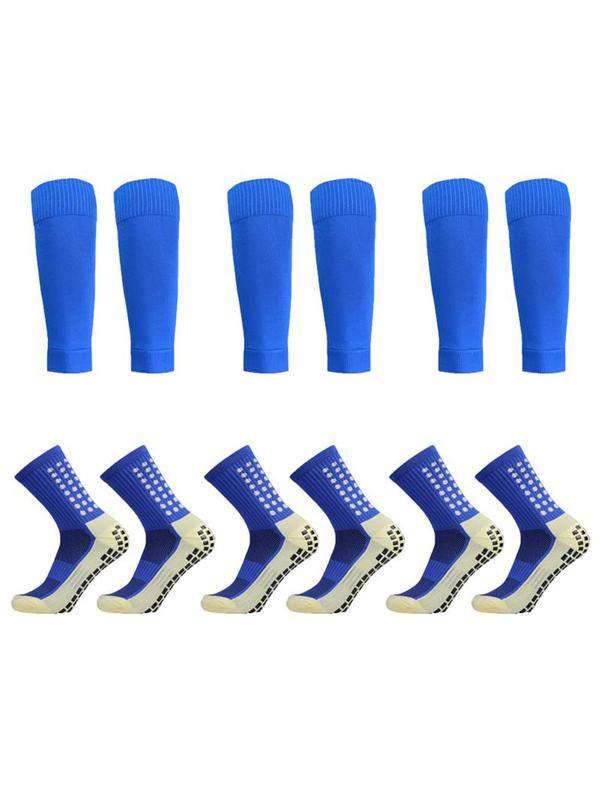 Men's Athletic Grip Sock Soccer & Knee Compression Sleeve for Men and Women, Non-slip Breathable Football Socks for Competition Training, Men Athletic Socks, Back To School Gifts, Anti Slip Professional Sports Socks for Outdoors