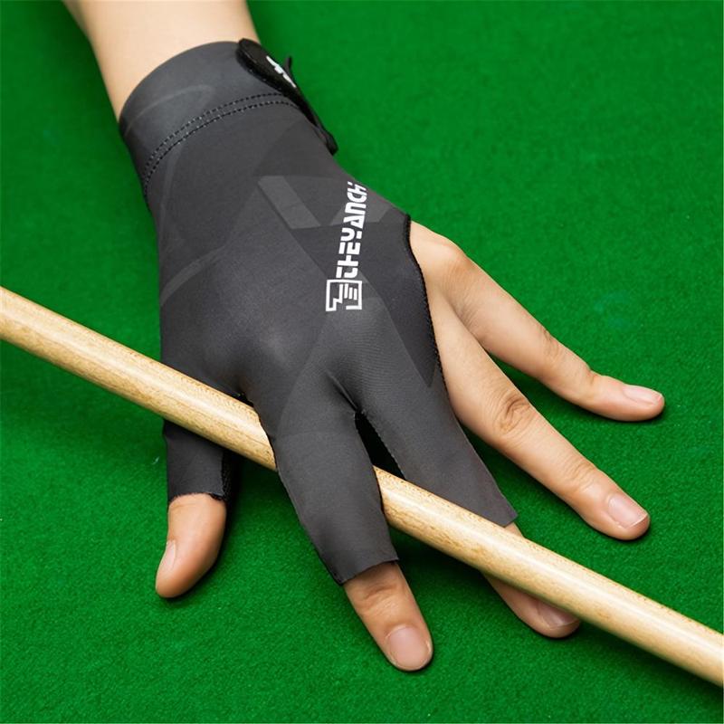 Billiard Snooker Sports Gloves, 3 Counts set Elastic Breathable Non-slip Billiard Gloves, Sports Gloves for Men & Women