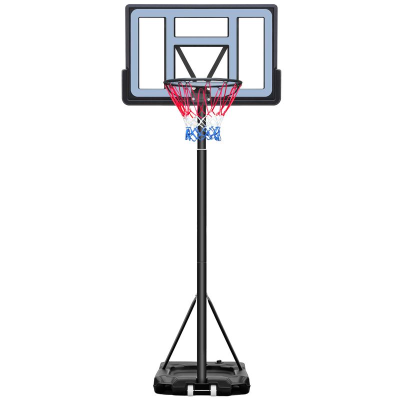 Basketball Hoop Outdoor 3.8-10ft Adjustable Height, 44inch Backboard, Swimming Pool Basketball Hoop & Goal for Kids Adults Indoor portable basketballhoop