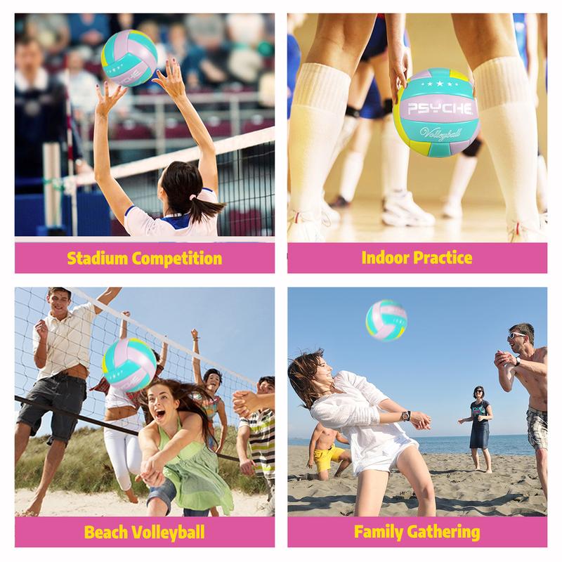 PSYCHE Volleyball Official Size 5 Soft Indoor Outdoor Volleyball For Beach Game Training Volleyball