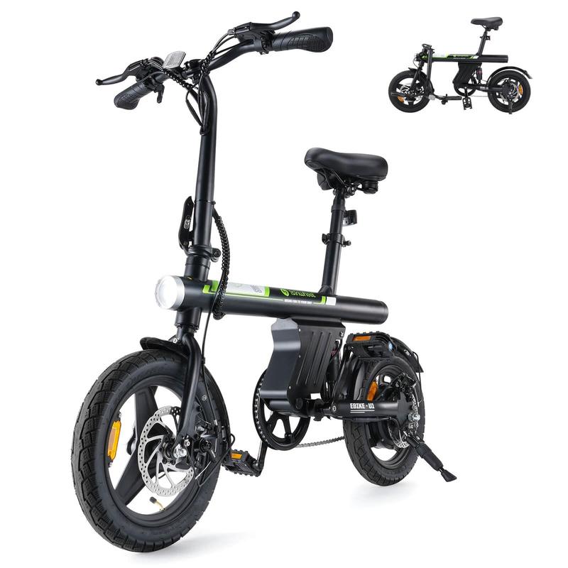 [Black Friday Sale] isinwheel U1 Electric Bike for Adults 500W Motor, 20 mph Folding Ebike, 14