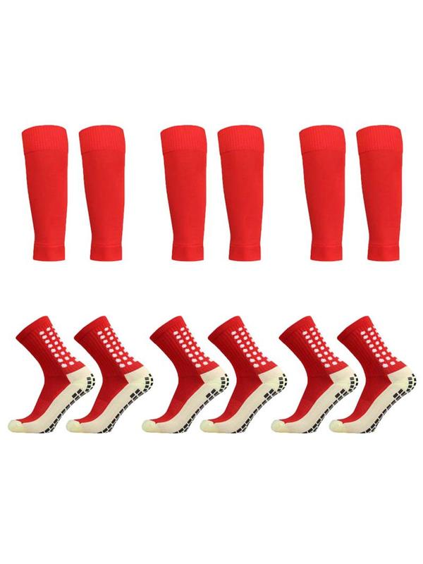 Men's Athletic Grip Sock Soccer & Knee Compression Sleeve for Men and Women, Non-slip Breathable Football Socks for Competition Training, Men Athletic Socks, Back To School Gifts, Anti Slip Professional Sports Socks for Outdoors