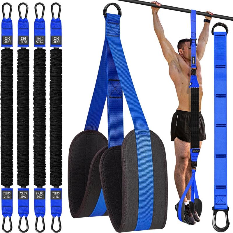 Pull Up Assistance Bands, Resistance Bands for Pull Up Bar Workout, Adjustable Heavy Duty Pull Up Assist Equipment with 4 Assistance Bands, Home Gym Fitness Exercise Strength