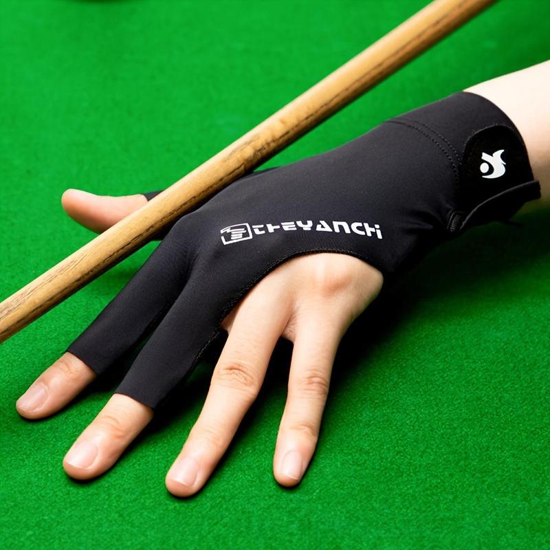 Billiard Snooker Sports Gloves, 3 Counts set Elastic Breathable Non-slip Billiard Gloves, Sports Gloves for Men & Women