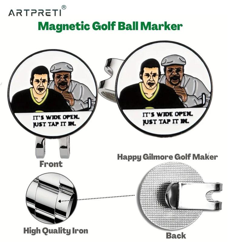 Golf Ball Marker With Hat Clip, Funny Golf Ball Marker, Golf Accessories For Men & Women, Golf Gift For Golf Enthusiasts