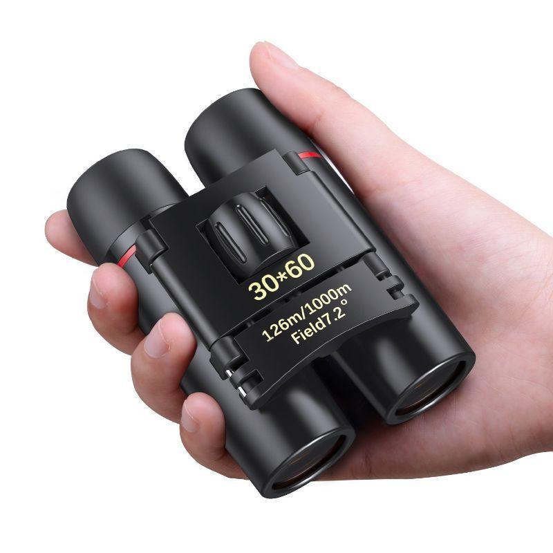 Travel 30x60 Binoculars, Day and Night Camping Travel Vision Spotting Scope, Foldable Portable Telescopes for Outdoor Travel Camping Hiking Concert, Solocamping, Bikepacking, Glamping, Christmas, Christmas Gift