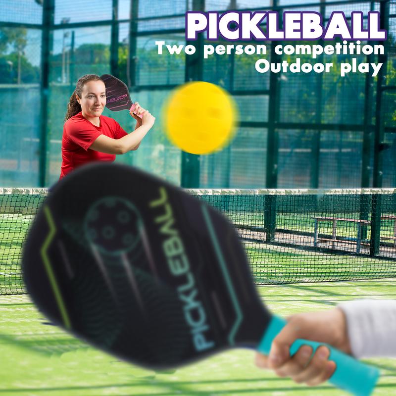 Pickleball Paddle Set of 2 Pickleball Racket and 4 Pickleballs