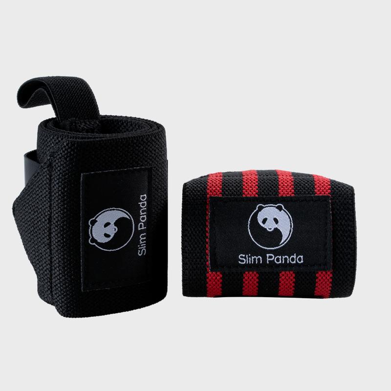 Slim Panda Wrist Wraps-14'' 18‘’ Wrist Support with Thumb Loop Weightlifting Wrist