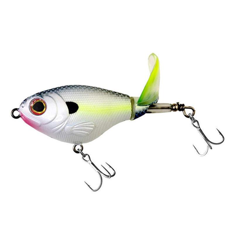 Artificial Fishing Lure with Floating Rotating Tail (3pcs), Simulation Fishing Lure with Hook, Floating Rotating Tail for Bass Trout, Fishing Accessories for Outdoor Fishing, Fishing Lures