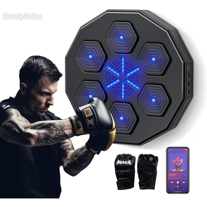 Music Boxing Machine With Boxing Gloves, Workout Equipment, Boxing Machine Wall Mounted For Adults, Music Boxing Machine For Home Workout Boxing Target Machine