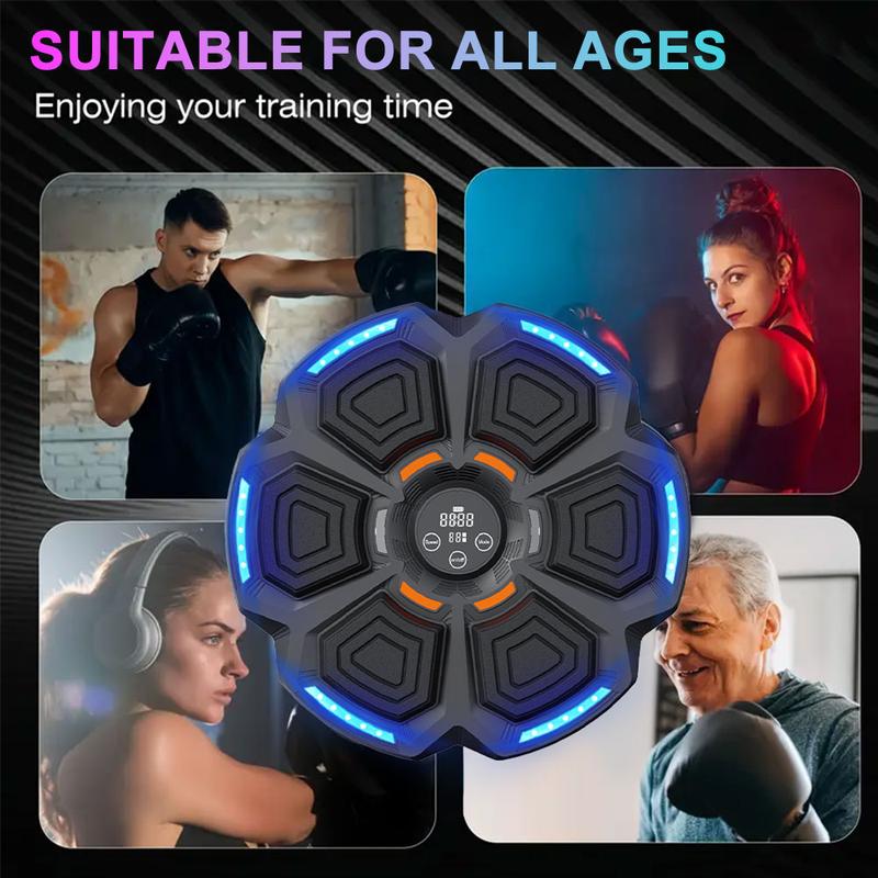 Smart Wireless Music Boxing Machine, Music Boxing Machine With Gloves, Parent-child boxing，At Home PU Music Boxing Machine, Boxing Trainer Reaction Practice