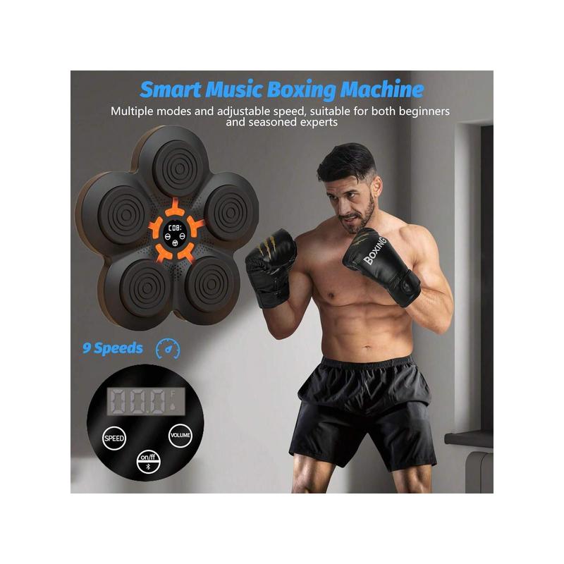 1 Set Wall-Mounted Smart Music Punching Board, Smart Music Boxing Machine, Electronic Boxing Training Mat, Boxing Training Machine For Home, Christmas Gift