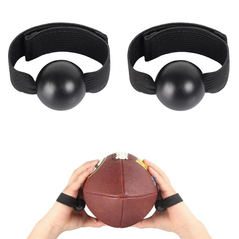 American Football Catching Trainer Band, 2 Counts Rugby Receiver Training Aid, Volleyball Catching Hand Strap, Beginner Practice Fingertip Tool