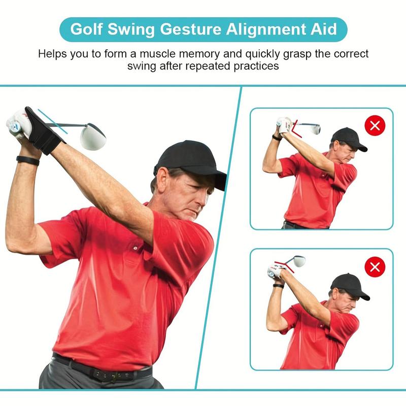 Golf Training Wrist Brace, 1 Count Golf Swing Training Aid, Adjustable Golf Swing Corrector Wrist Brace, Golf Accessories