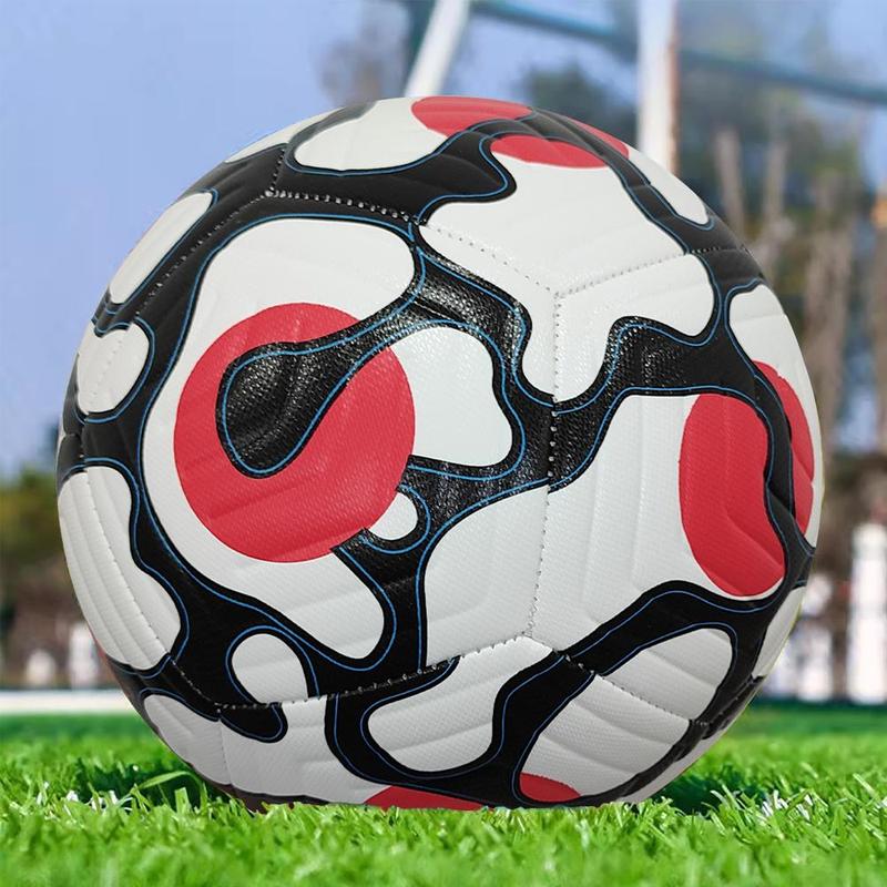 Size 5 Soccer Ball, Professional Pu Material American Football,  Include 1 Count Pump, 1 Count Bag, 1 Count Net Pocket, 2 Counts Ball Needles, Gym Essentials