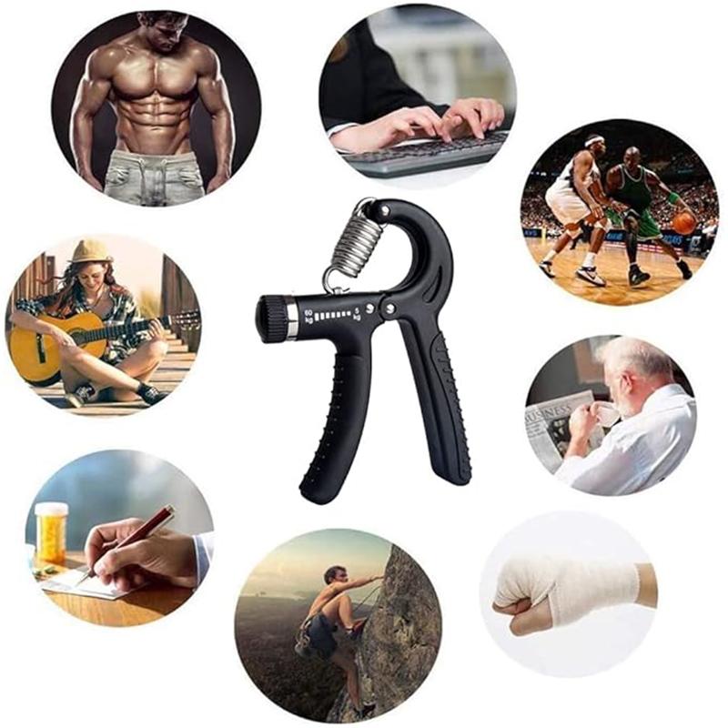 Grip strength device, adjustable resistance, forearm enhancer, very suitable for musicians, athletes, and hand injury rehabilitation. Hand strengthening equipment is suitable for daily household use and portable