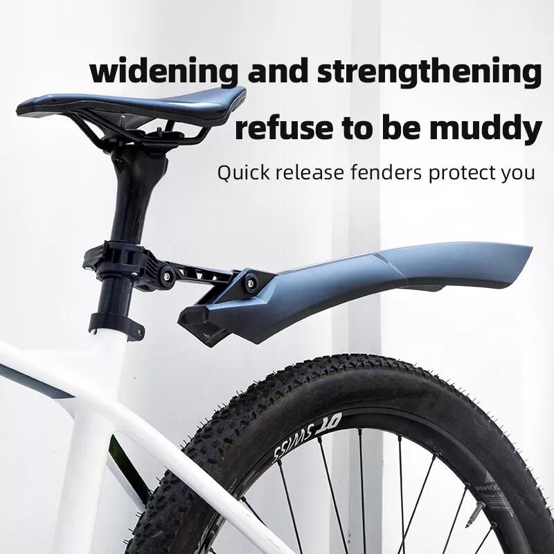 ROCKBROS Bike Fenders Adjustable MTB Fenders Bike Mudguard Rear Fenders Cycling Mud Guard