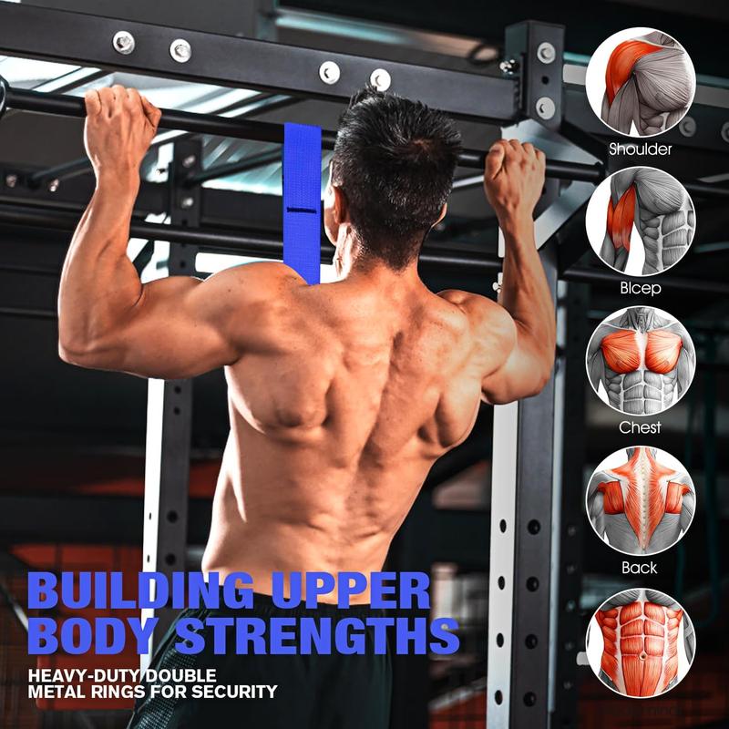 Pull Up Assistance Bands, Resistance Bands for Pull Up Bar Workout, Adjustable Heavy Duty Pull Up Assist Equipment with 4 Assistance Bands, Home Gym Fitness Exercise Strength