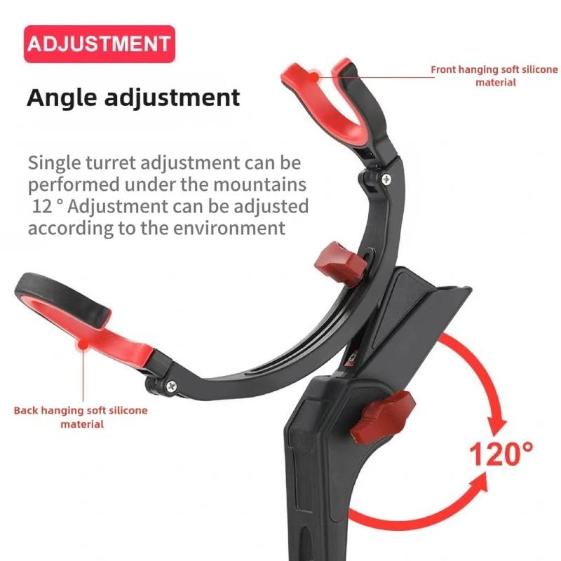 Fishing Rod Holder, 360 Degree Adjustable Fishing Rod Holder, Fishing Pole Holder for Ground, Beach, Fishing Accessories