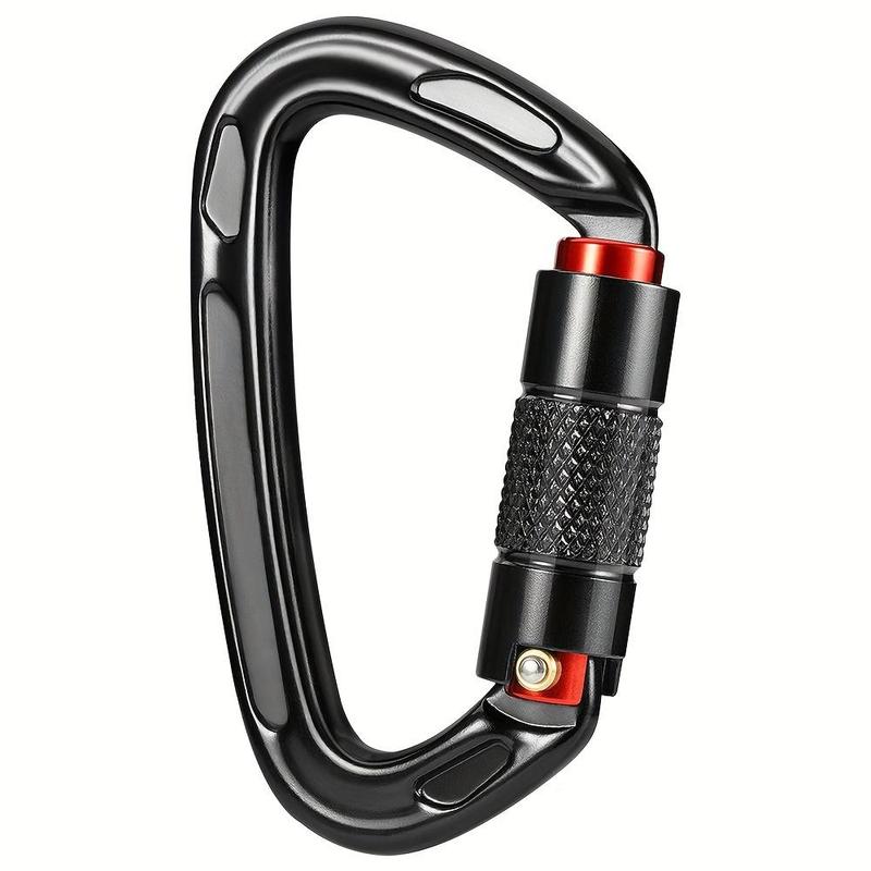 Durable 25KN Auto Locking Climbing Carabiner Clip, Portable Buckle for Rock Climbing, Rappelling, and Mountaineering, Safety Locking Mechanism for Secure Climbing Summer Gift, Summer Essentials, Cruel Summer, Christmas Gift