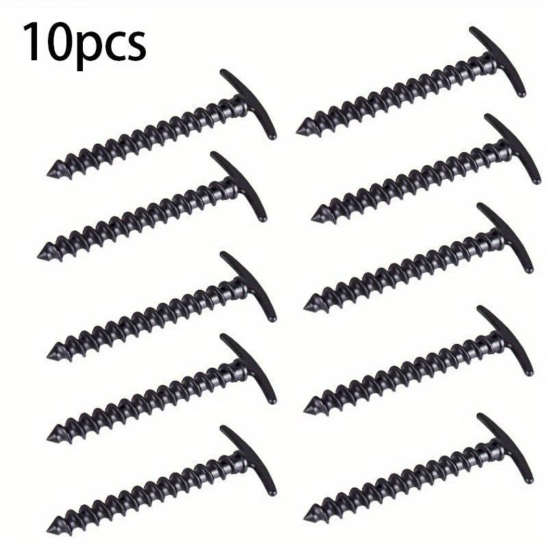 Windproof Canopy Tent Stakes, 10pcs set Durable Spiral Design for Ultimate Stability in Outdoor Adventures, Tent Accessories