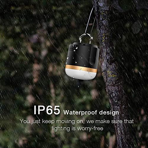 EcoFlow Camping Lamp, Waterproof Versatile Camp Light, Stepless Dimming, 4 Lightness Modes + SOS, Magnetic Base for Emergency, Outdoor, Hiking and Car