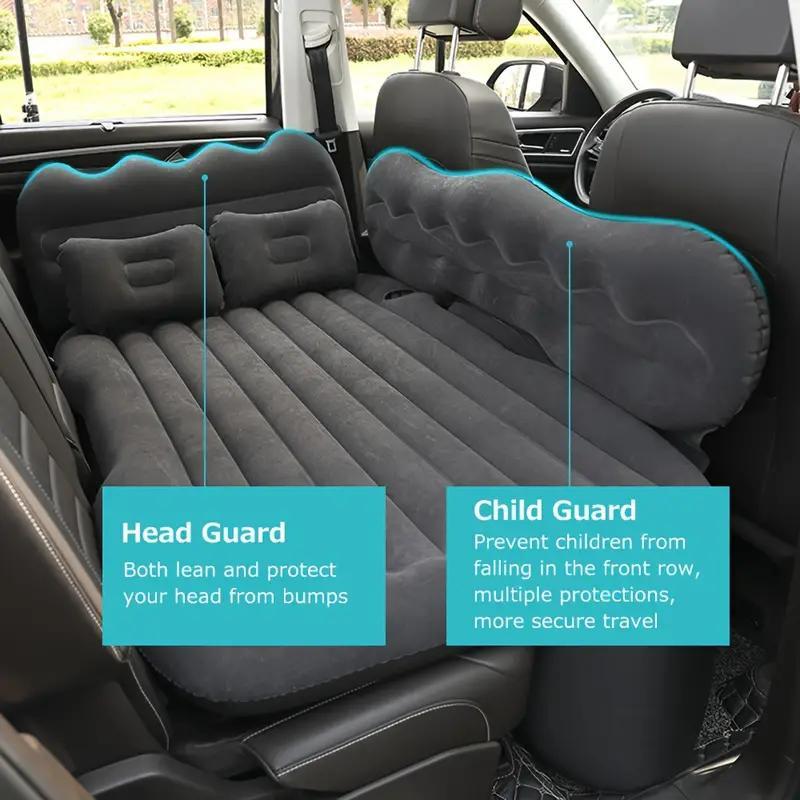 Portable car backseat air mattress-car, SUV and camping trip air bed