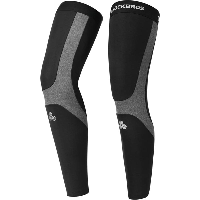 Cycling Running Leg Warmers for Men Women Winter Cold Weather Leg Warmer Thermal Fleece Long Leg Sleeves Non-Slip