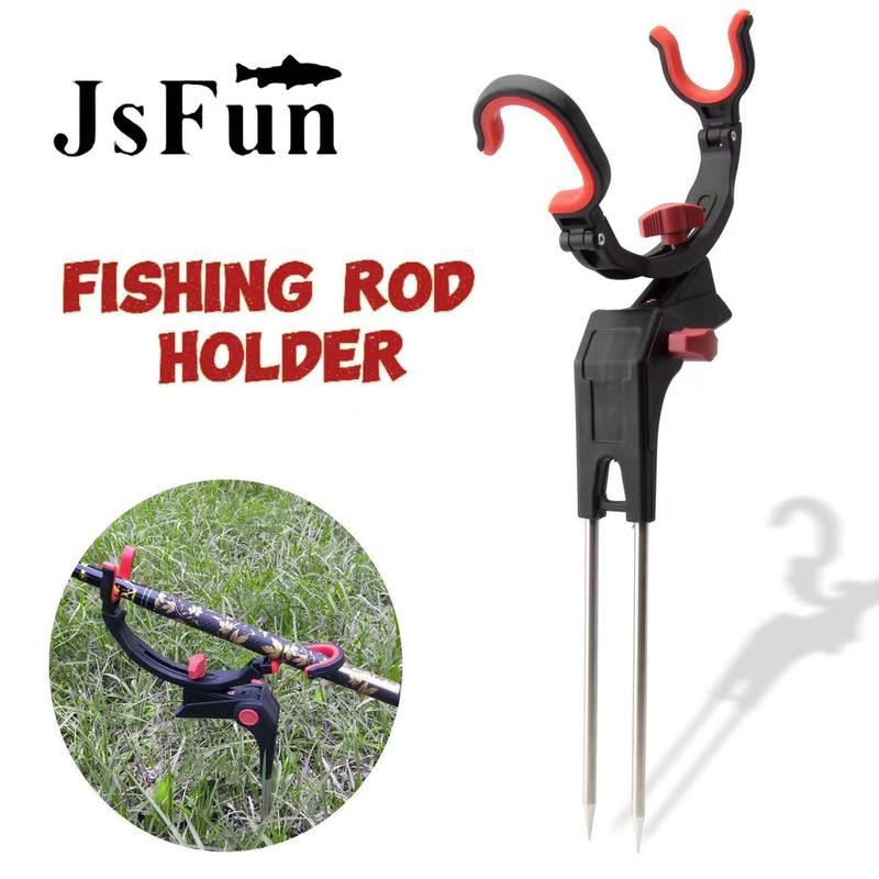 Fishing Rod Holder, 360 Degree Adjustable Fishing Rod Holder, Fishing Pole Holder for Ground, Beach, Fishing Accessories