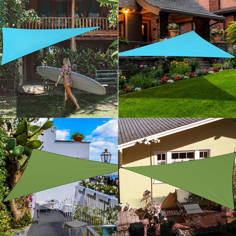 3mx3m Sun Shade,Ultra-Light Awning Set, Sunshade And Anti-Uv Coating, 210D Thickened Oxford Cloth Camping Waterproof Awning, Tarpaulin Tent Hammock Rain Fly Camping,UV Block for Backyard Pergola Porch Deck Garden Patio Outdoor Activities