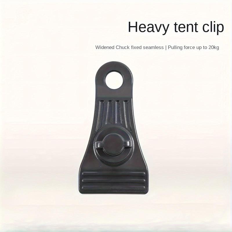 Tent Clamp with Carabiner, 1 Set Outdoor Tarp Awning Canopy Clip Tighten Tool for Camping Trips, Tent Accessories