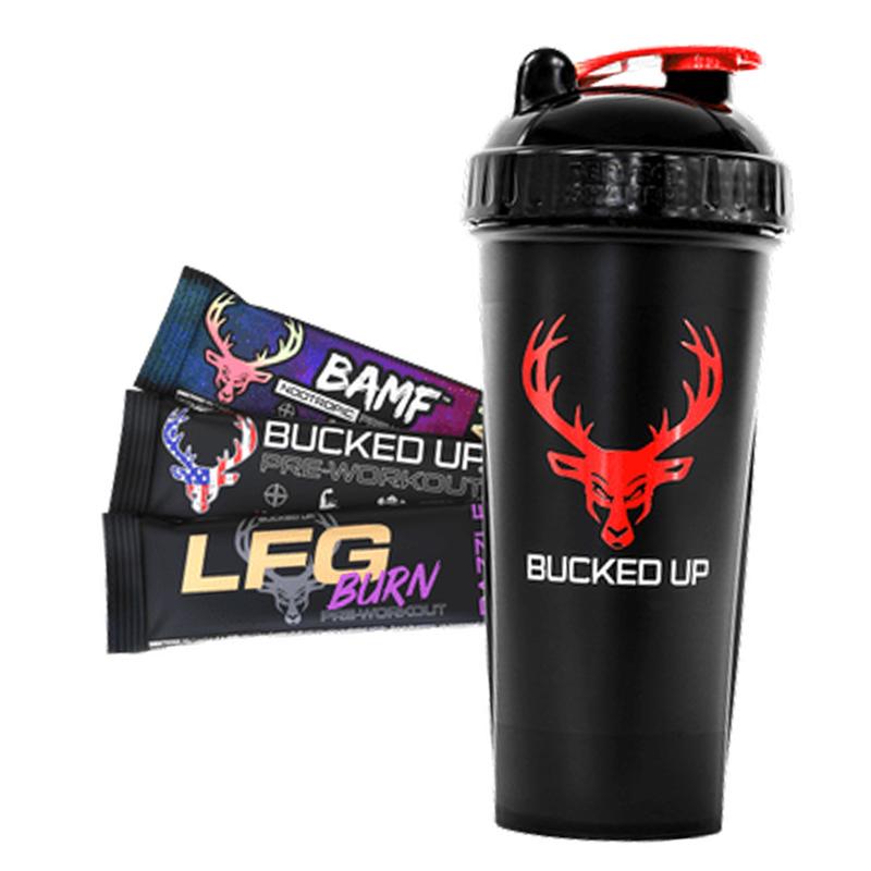 10 Protein & Pre-Workout Samples + Shaker Cup