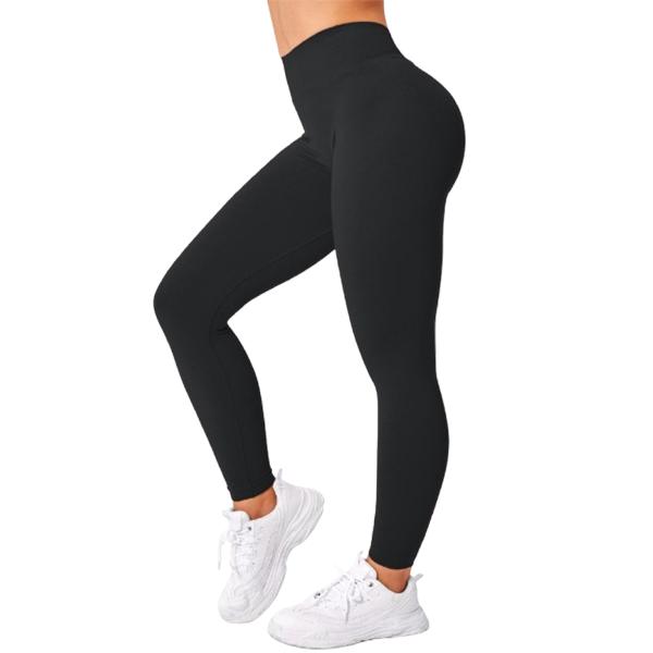 YEOREO Liz Scrunch Workout Leggings for Women High Waisted Butt Lifting V Back Waist Seamless Gym Yoga Leggings elastic outdoor