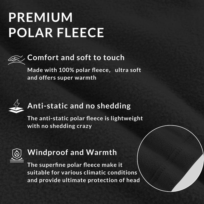 Balaclava Windproof Winter Full Face Mask Warm Fleece Hood Ski Mask for Men and Women Cold Weather Motorcycle Bike Cycling Neck Warmer