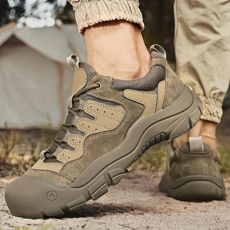 EXSHERO Men'S Outdoor Hiking Shoes: Durable, Breathable, And Grip-Enhanced for All-Weather Adventures