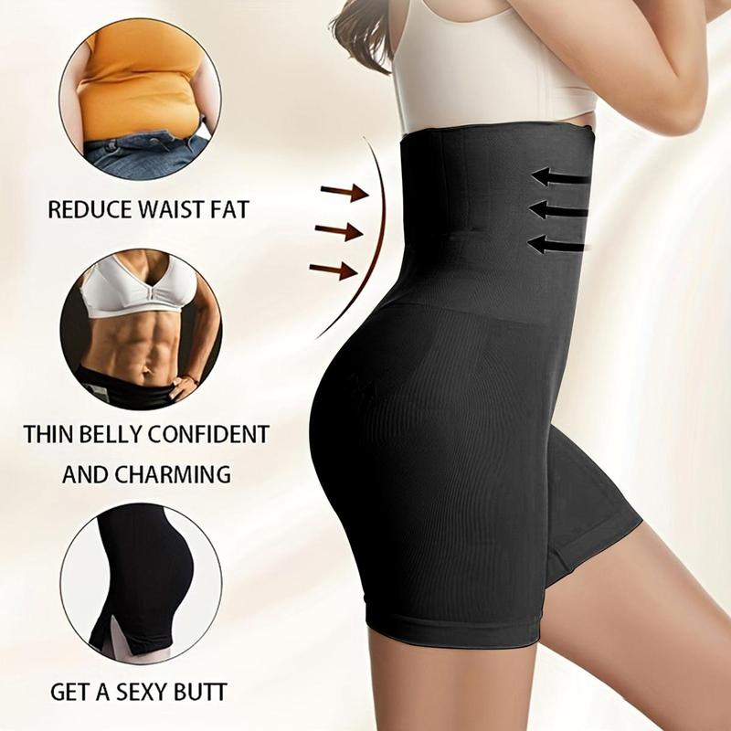 High Waisted Tummy Control Shapewear for Women, 1 Count Solid Color Breathable Butt Lifting Shorts, Sports Women Wear for Aerobics, Running, Yoga and Pilates, Summer Gifts