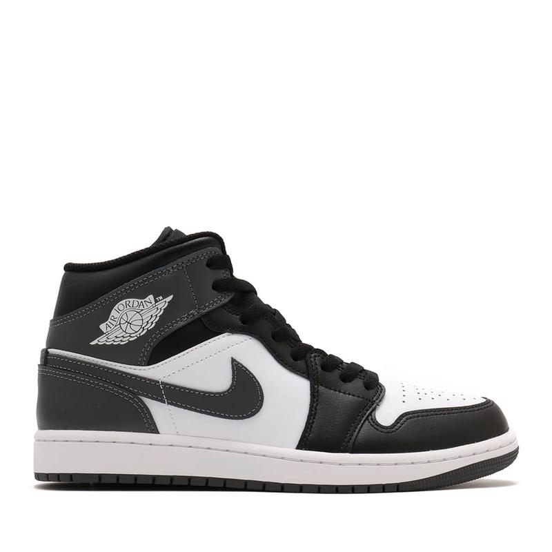 Nike Air Jordan 1 Mid Black White Iron Grey DQ8426-001 Men's Fashion Sneaker New